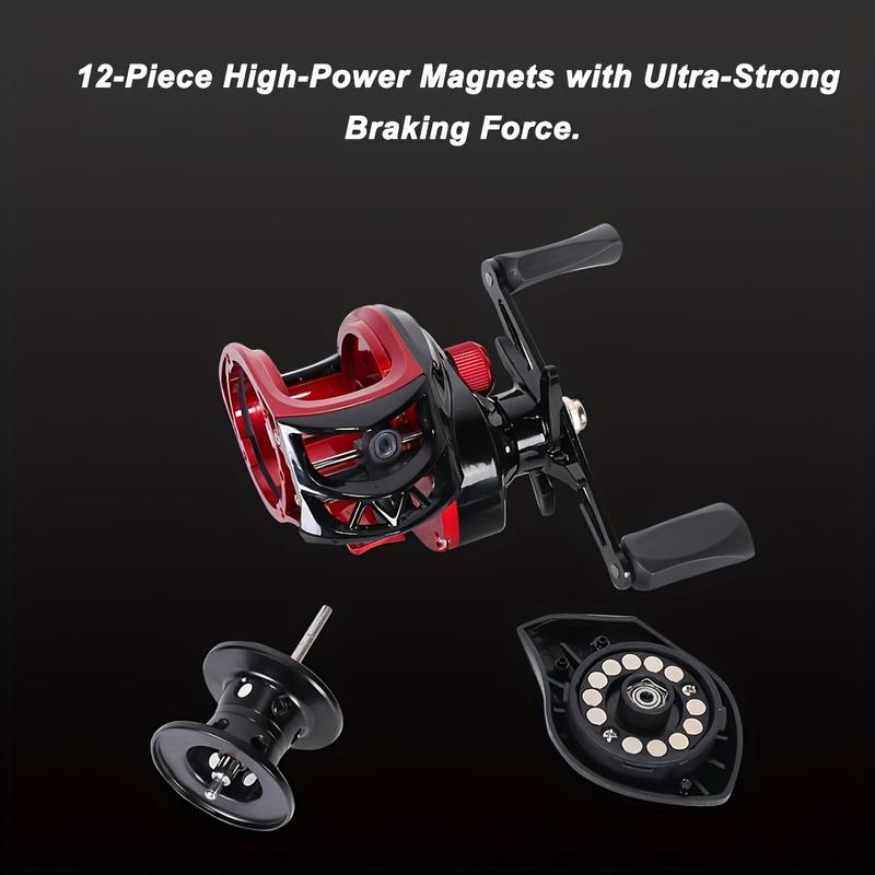 AC2000 Heavy Duty Spinning Reel - 7.2:1 High Speed, 22LB Max Drag & Lightweight Alloy Body, RH/LH Retrieve for Versatile Fishing from Trout to Marlin