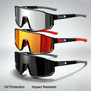 3-Pack Polarized Sports Sunglasses, unisex lightweight eyewear with great UV protection. Comfortable sun shades ideal for cycling, running, driving, fishing and all kinds of outdoor activities.