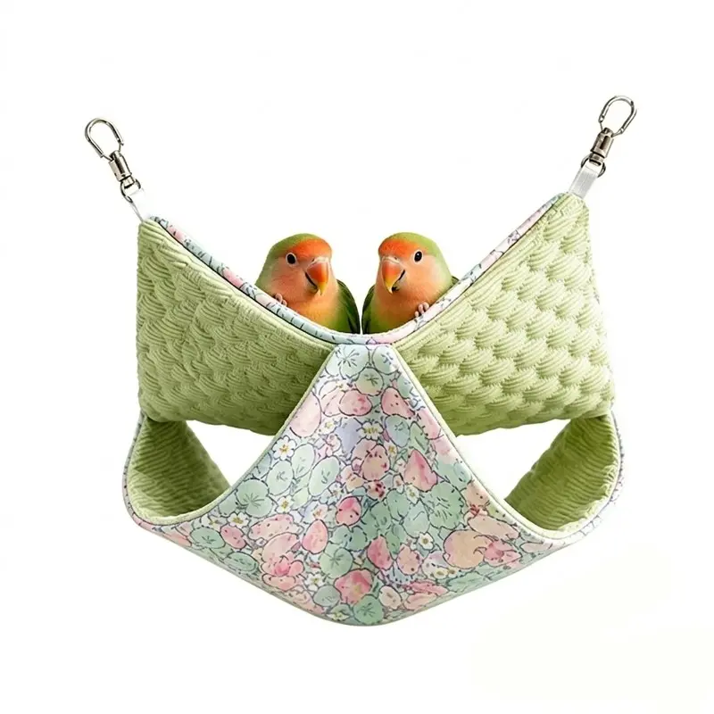 Warm Pouch Bed for Sugar Gliders, Cotton Nest for Winter and Summer, Cage Hammock Sleep Bag, Ideal for Flower Bats and Small Pets