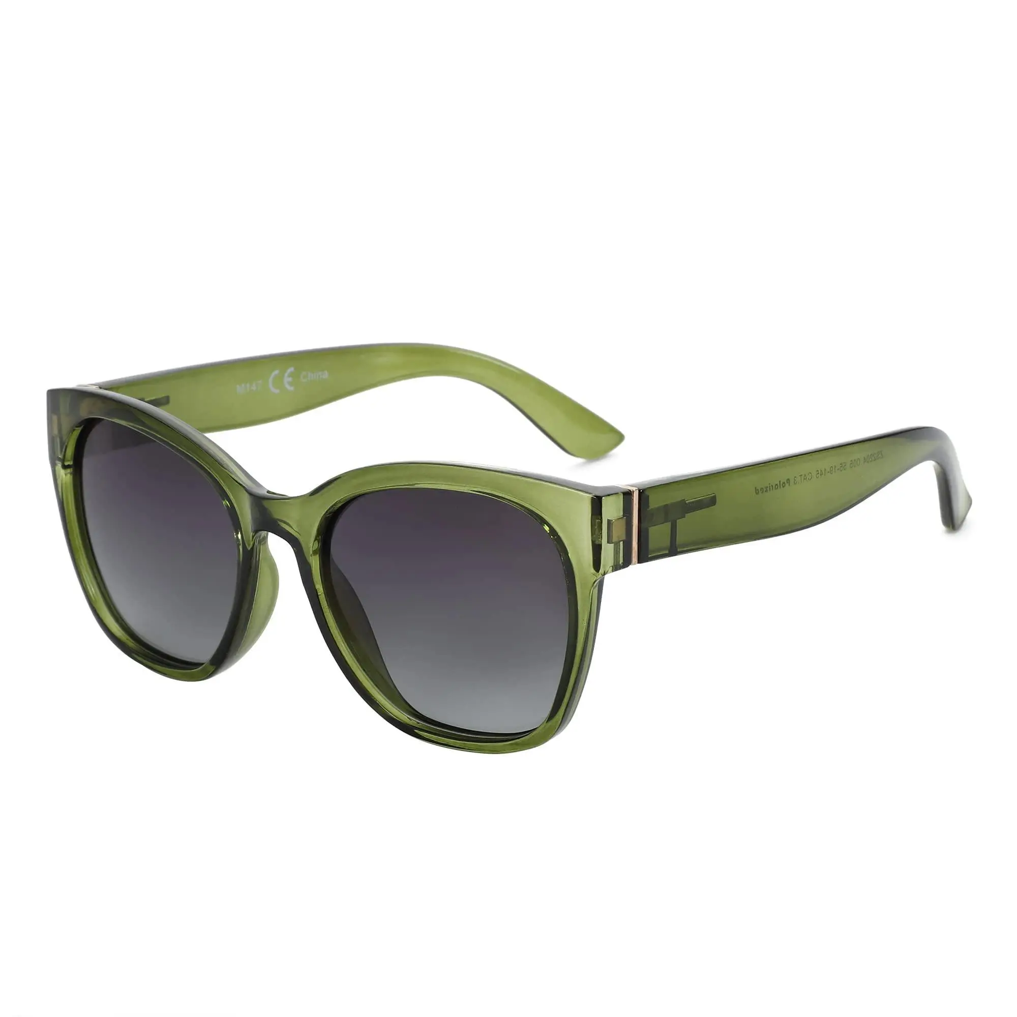ZENOTTIC Cateye Polarized Sunglasses for Women - Oversized Sun Glasses UV400 Protection Retro Shades Designer Style