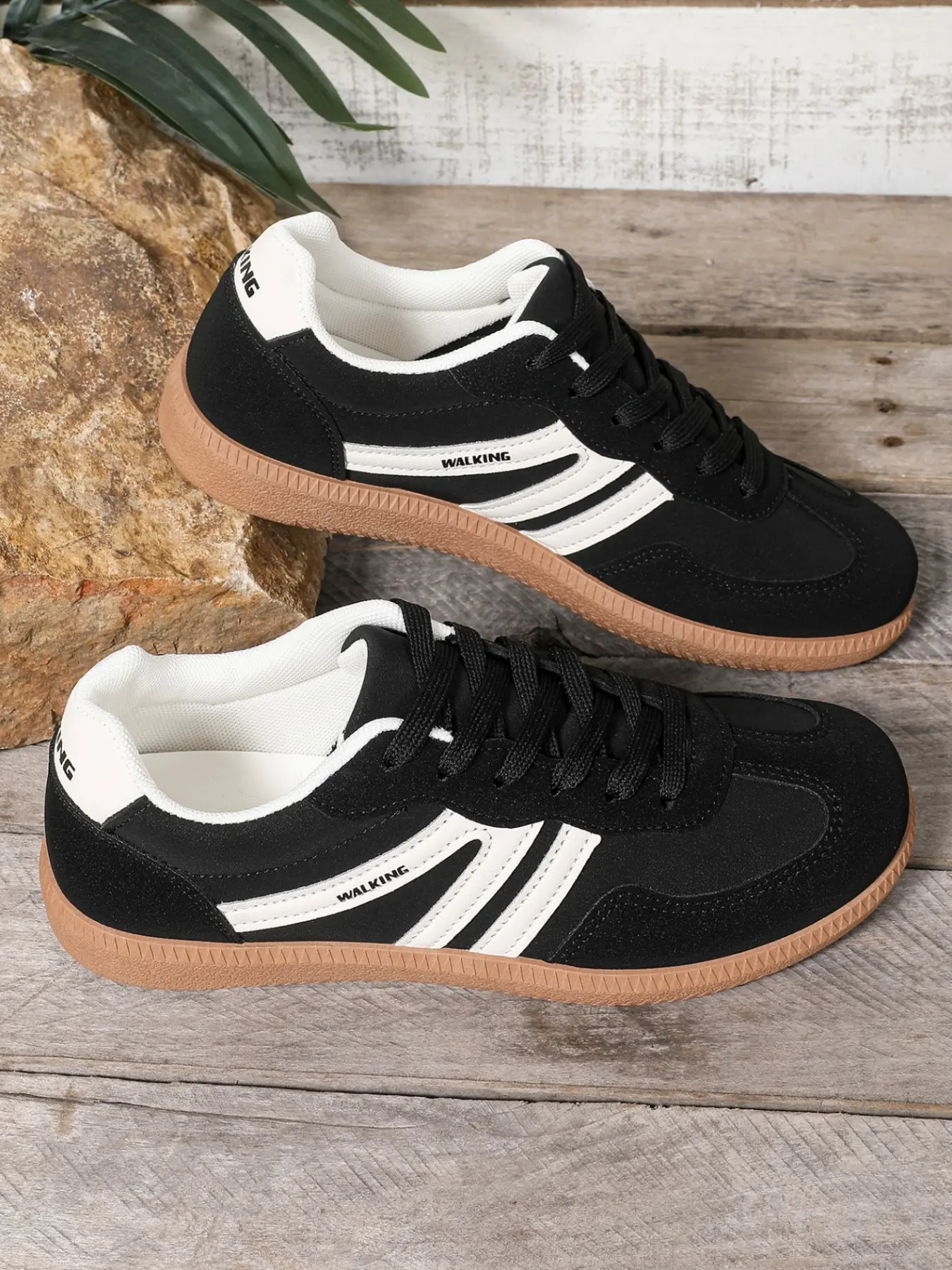 Women's New Couple Casual Shoes, Lowtop Casual Sneaker, Vintage Classic Sports Sneakers, PU Leather Laces, Soft Comfortable Eva Sole, All Seasons, Fashion Street Style, Sneakers Fashion Footwear