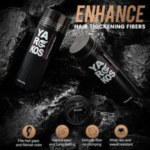 Hair Building Fibers for Thinning Hair 28g, Instant Thicker Fuller Looking Hair Powder for Men & Women, Black
