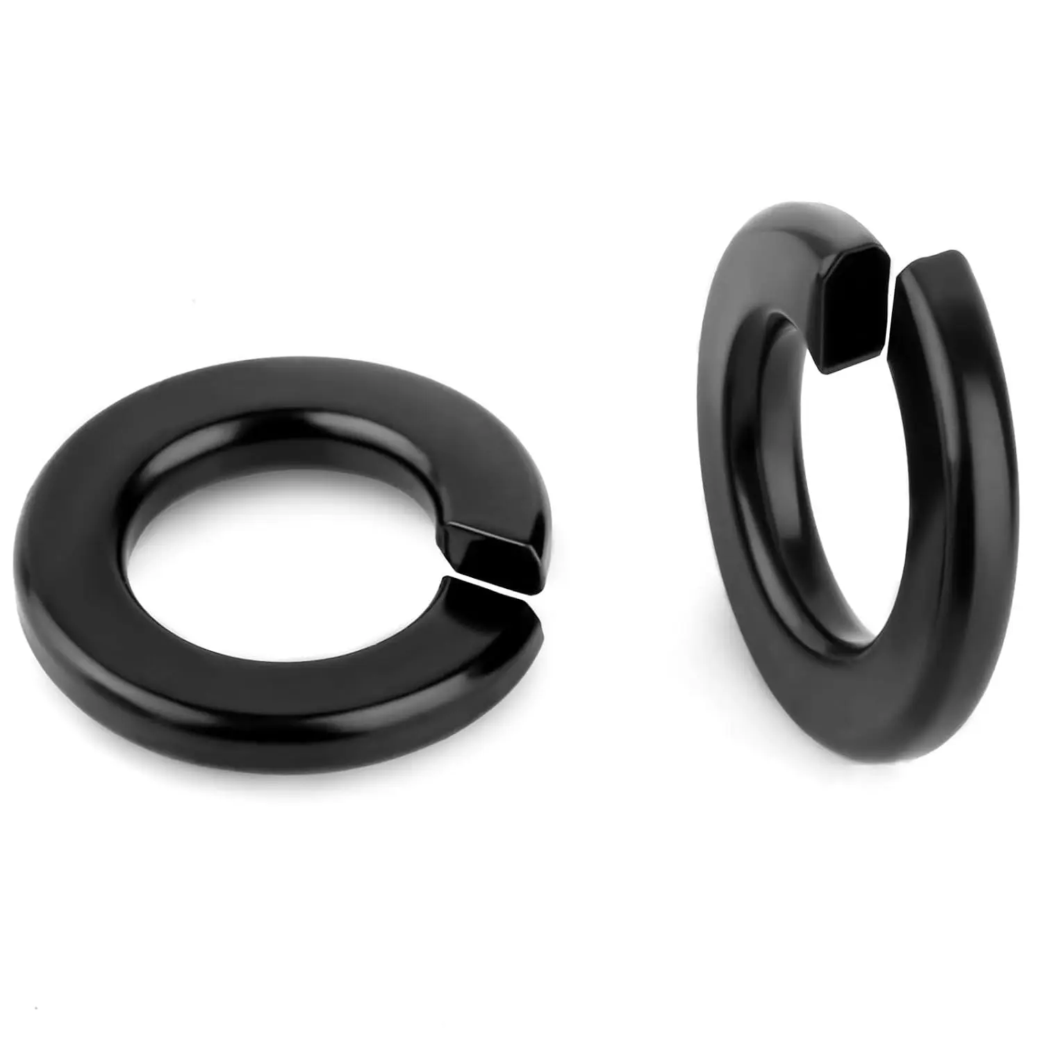 1/4" Spring Lock Washer, 18-8 (304) Stainless Steel, Black Finish, 100 PCSGift