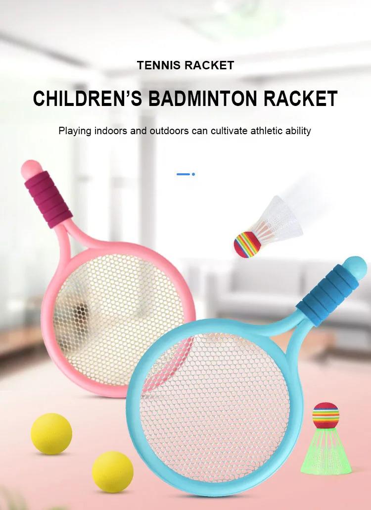 Children's Tennis Badminton Racket Set Outdoor Sports Toy for 3-12 Year Old Kids Kindergarten Play Badminton Tennis Racket Set