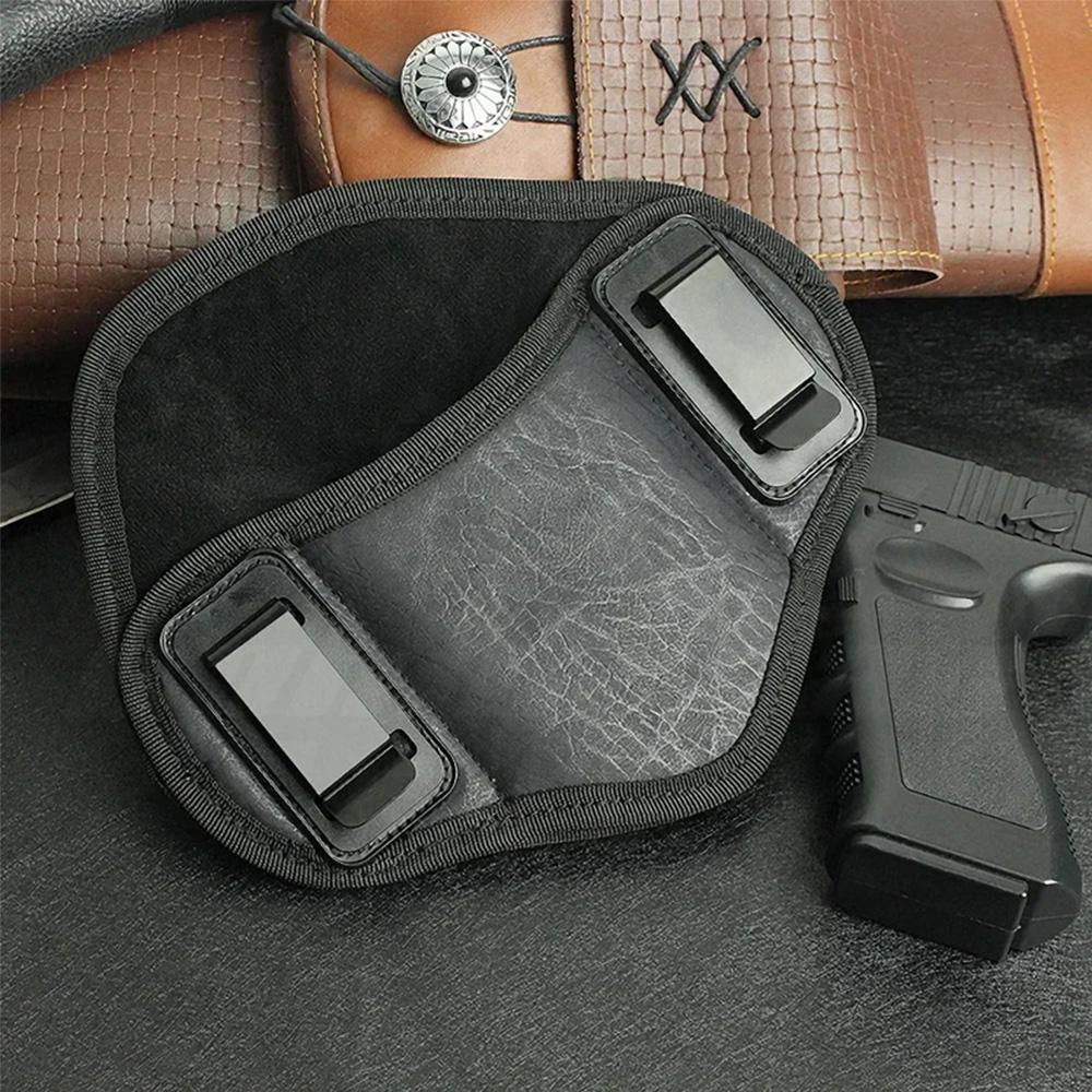 Outdoor Hunting Glock 19 G17 Holster IWB Waist Hanging Concealed Stealth Quick Draw Holster Glock Equipment Holster Bag 9MM 380 Glock 17 19 26 43x 1911 vnsh fn reflex