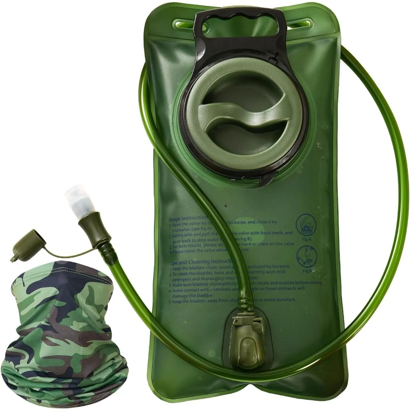 2 Pack Hydration Bladder 2 Liter/70 oz - 1.5L 2.5L 3L Water Bladder -  Hydration Pack  -  Hydration Pack