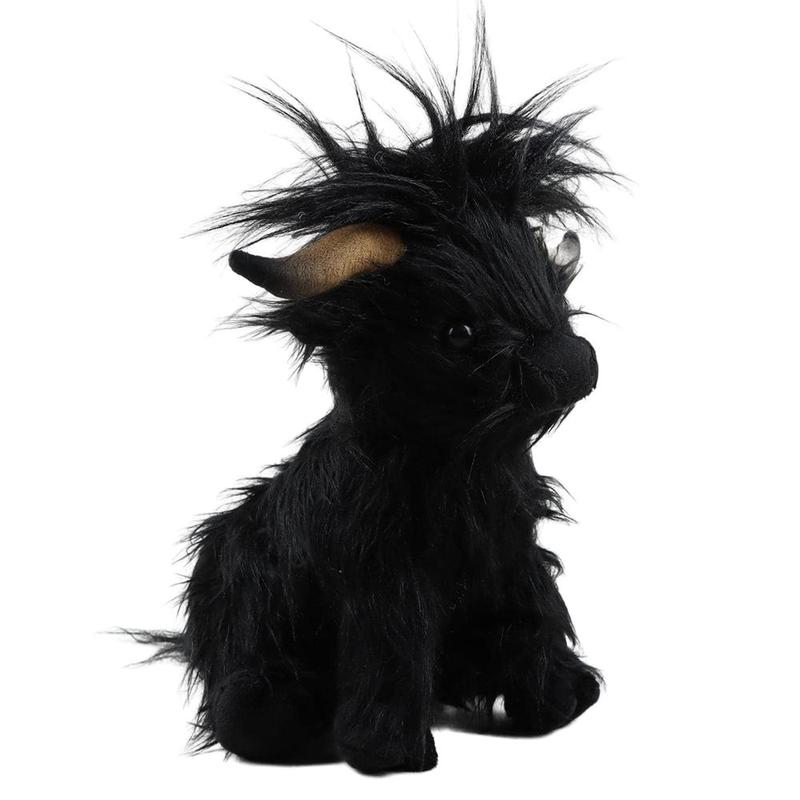 Highland Cow Plush Toy, Simulation Cow Stuffed Animal Toy, Cute Cow Design, Cute Summer Ornaments Sofa Decoration, Kreeptures Plushies Toy, Companion Toys, Fidget Toys