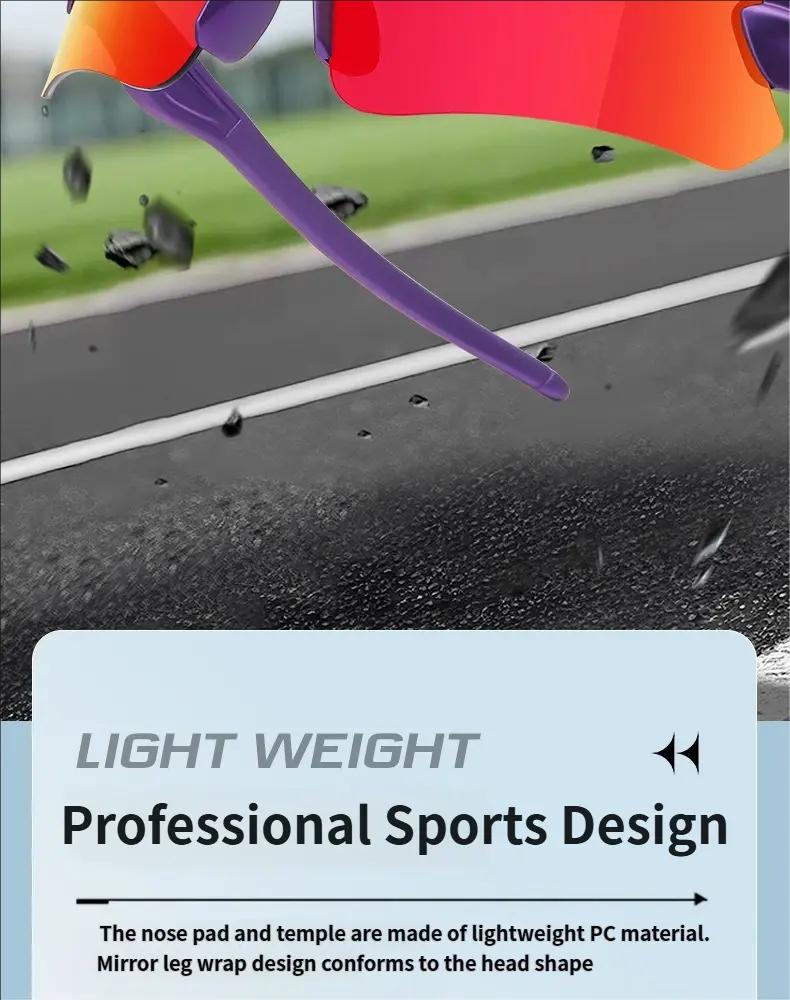 7-Pack Professional Sports Sunglasses – HD Clear Vision Windproof, UV400 Anti-Glare Protection, Unisex Outdoor Goggles for Cycling, Marathon, Mountaineering & All Outdoor Sports