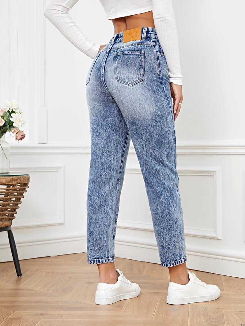 Jeans version mom high waist french SHEIN