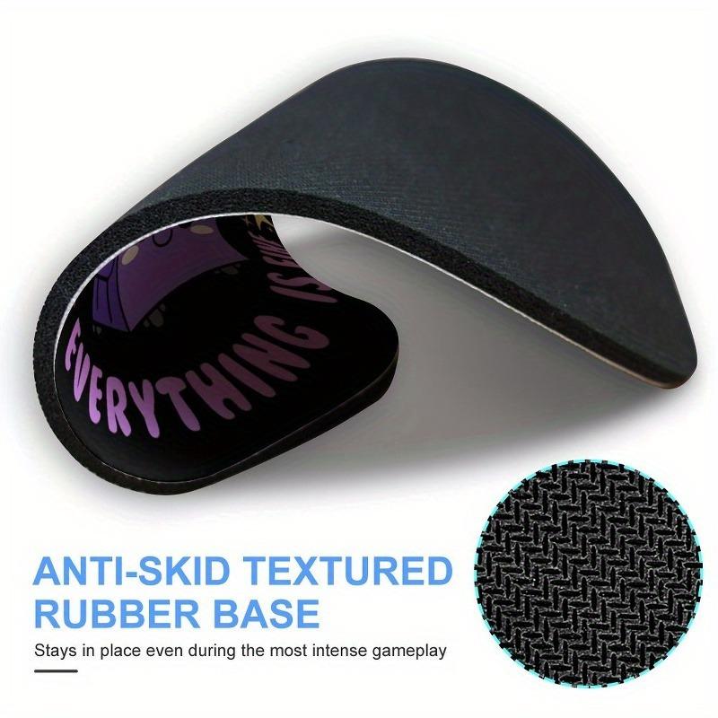 Cute Cartoon Fire Pattern Mouse Pad, Multipurpose Round Anti-slip Mouse Mat, 1 Count Non-slip Rubber Base Mouse Pad for Office Home Work Game, Office Supplies