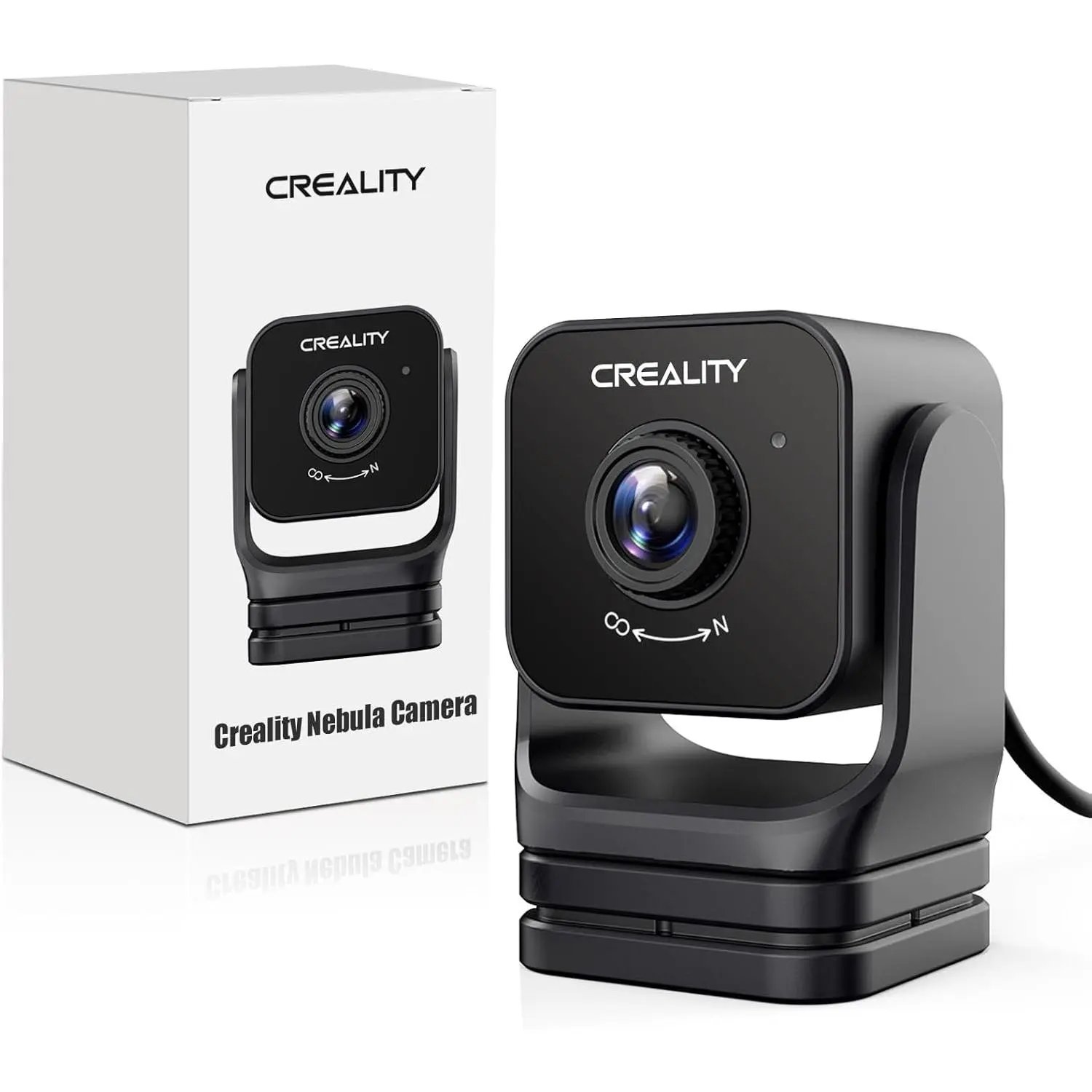 Creality Official New High Quality Nebula 3D Printing Camera - 12*8cm, Plug-and-Play, Remote Access, Easy Installation, Portable, Night Vision, 24-Hour Safety Monitoring, Compatible with Sonic Pad, Nebula Pad, Ender 3 V3, CR 10 SE