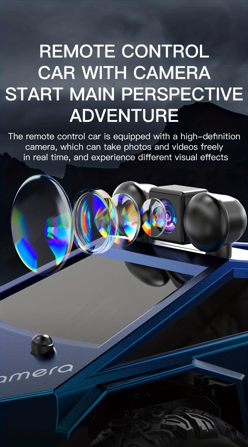 1:28 Camera Remote Control Car |     Controllable via mobile app, real-time image transmission from the roof camera, LED roof light