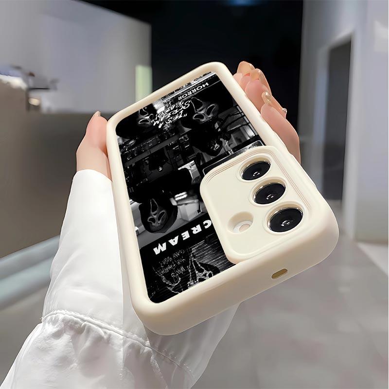 Ghost faces Realm Soft&Flexible TPU Silicone Phone Case For Galaxy S26 Ultra S25 Edge S24 FE S23 S22 S21 Plus A13 A14 A15 A16 A17 A33 A34 A35 A36 A52 A53 A54 NOTE20 Durable|Shockproof|Full Camera Protection|Anti-Fingerprint