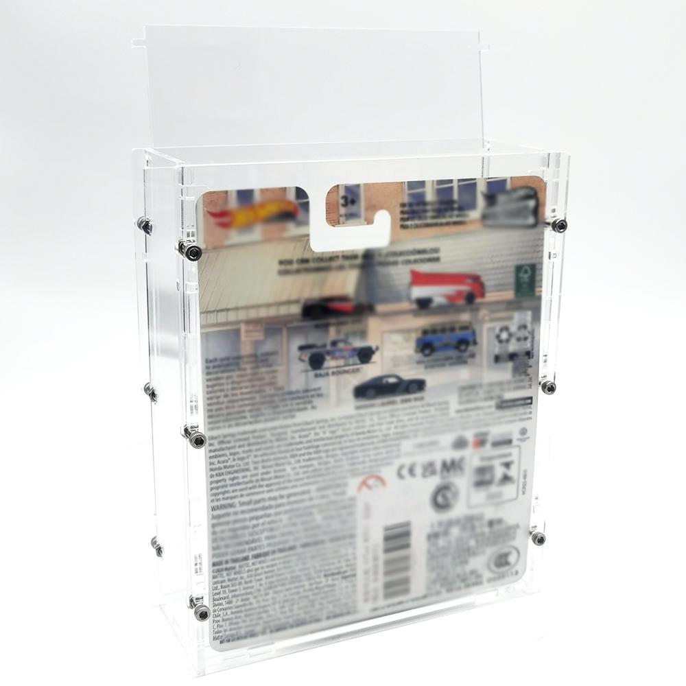 Bob 1/64 Model Car Display Case (without cars in pictures) For Hotwheels Acrylic Transparent High Grade Screw Fixed Display Box