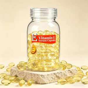 Vitamin E Facial Essence Capsules, Serum, 100 Count, Anti-Wrinkle, Hydrating, Lightweight, Easy Absorption, Portable Skincare Supplement