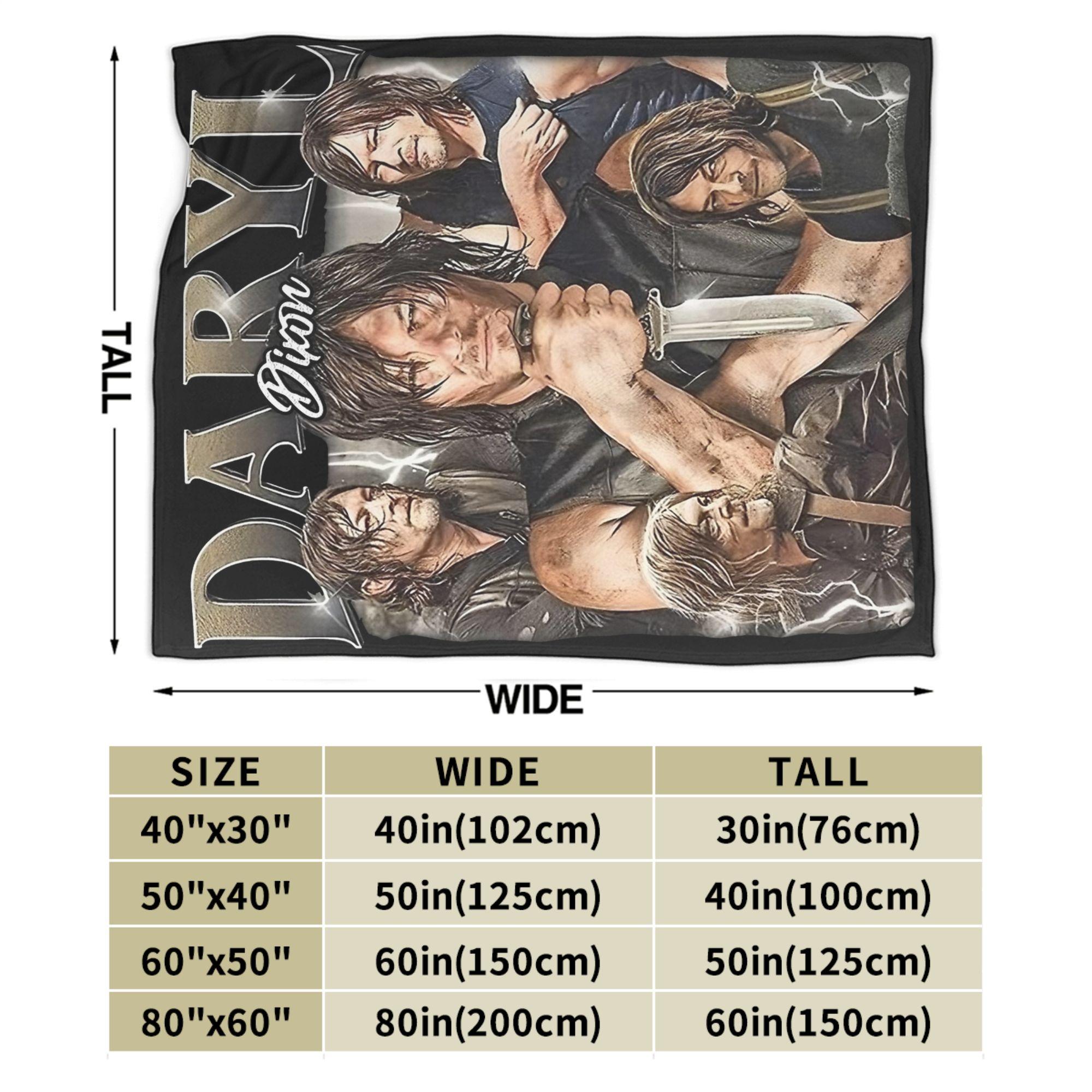 Daryls Dixon The Walking Dead Blankets Flannel Autumn/Winter Super Warm Throw Blanket for Home Travel Bedding Throws