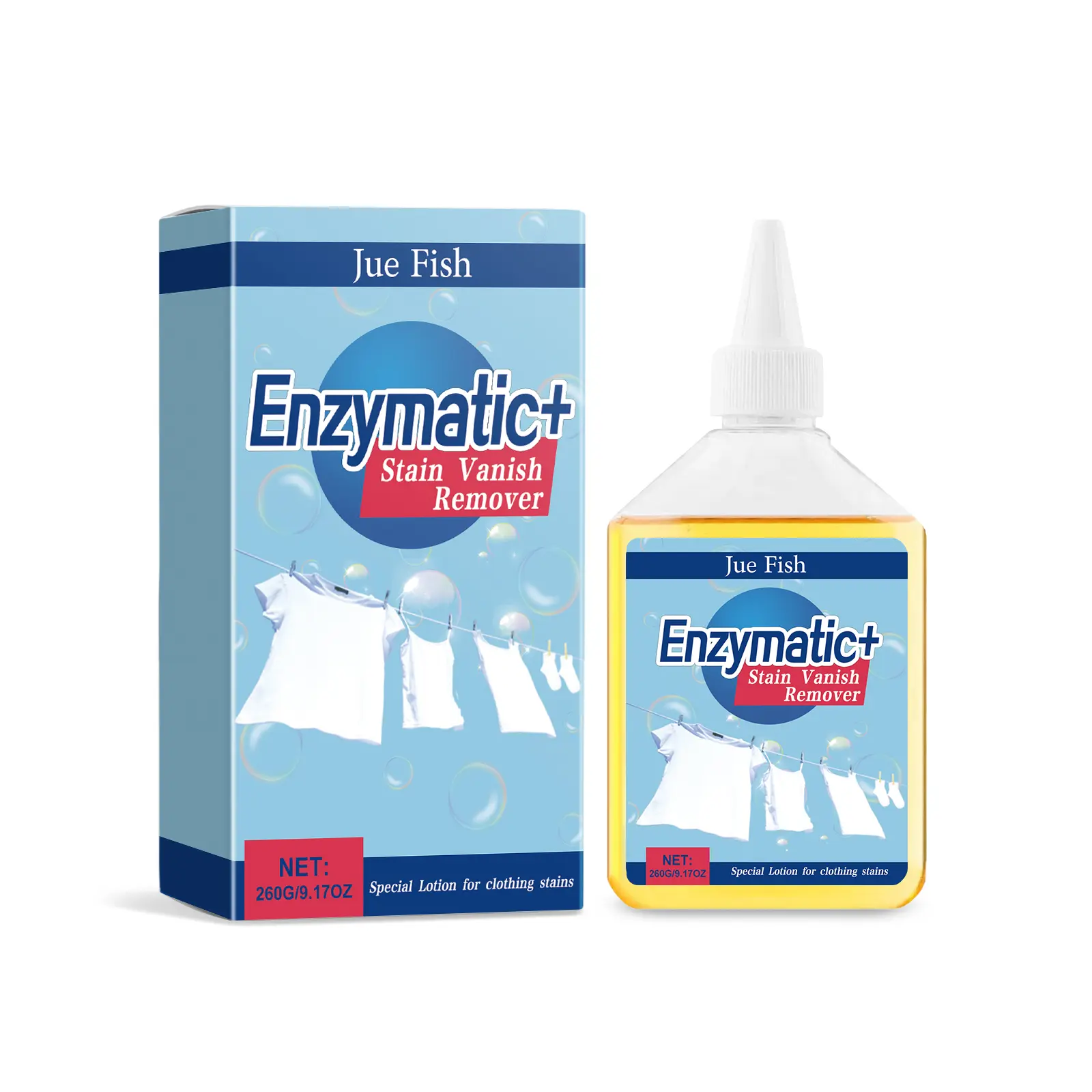 Enzyme Laundry Detergent - Enzymatic Action Stain Remover, Multi-Use Household Clothing Cleaner for Stubborn Stains, Yellowing, Sweat Marks - Pure Pine Scent, Deep Cleaning Supplies with Nano Cleaning Power, Safe Ingredients