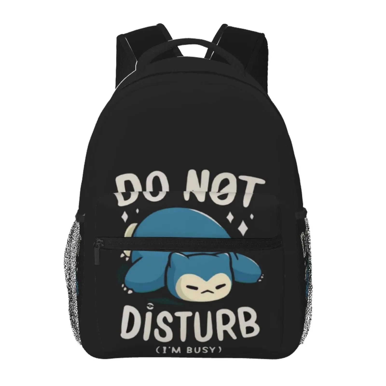 Anime snorlax5 Printed Backpack, Cute School bag for Girls Boys Teens, Cartoon Backpacks Kawaii Kids Lightweight backpack with adjustable straps Bookbag, Travel, School, College, Work, Backpack, Daily Use