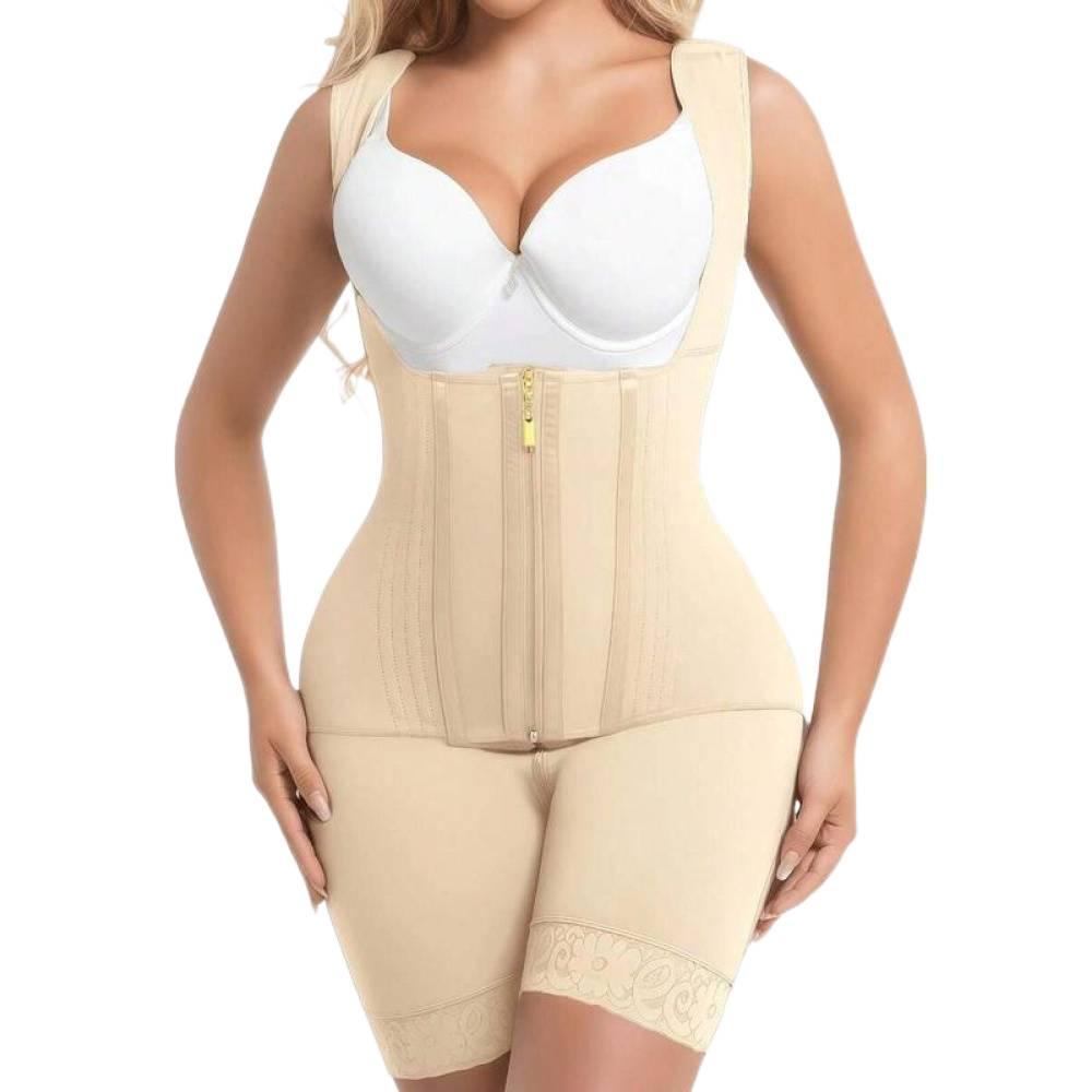 Full Body Shapewear for Women - Tummy Control Butt Lifter Bodysuit with Zipper brazilian faja