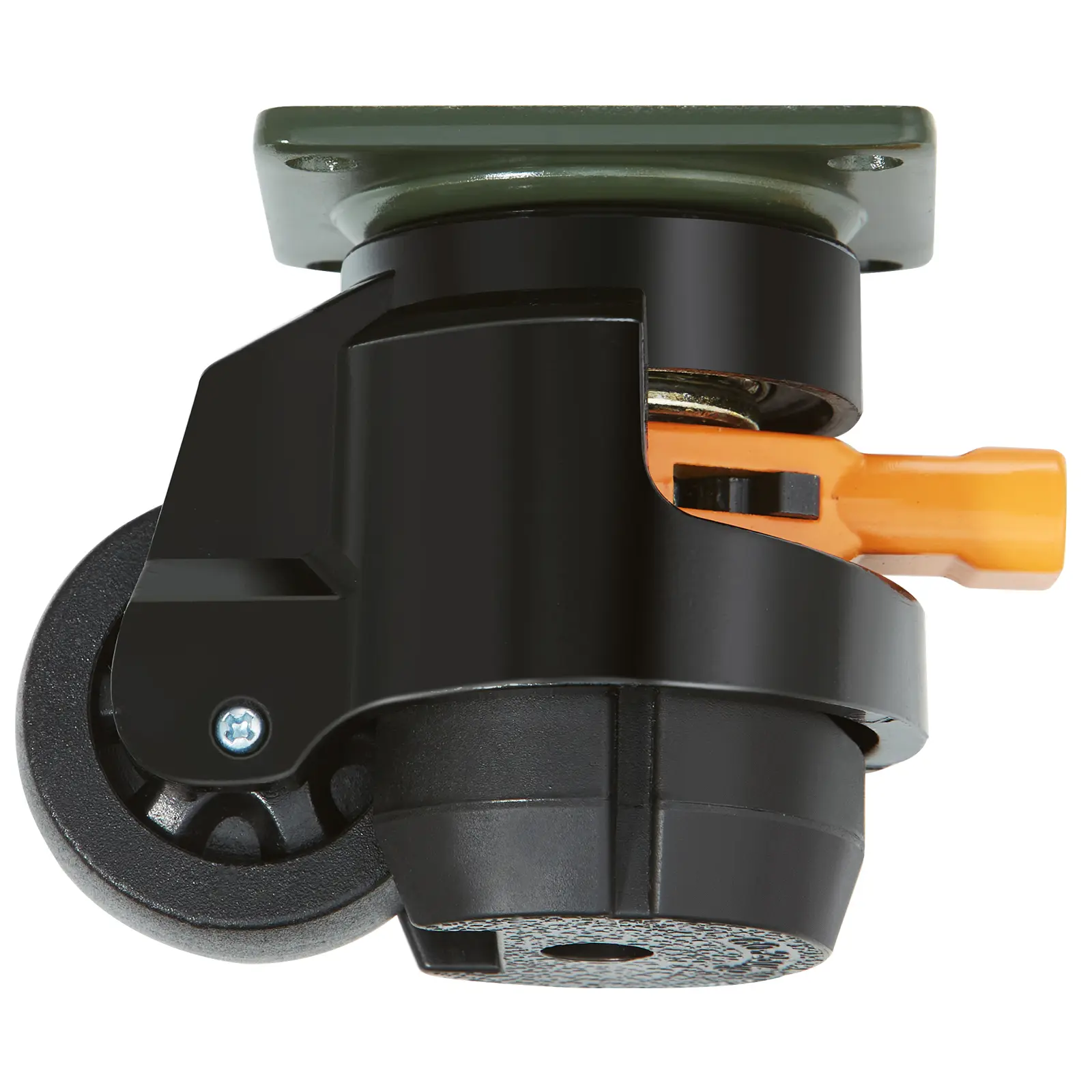 Nylon Leveling Casters - 2 in Diameter, 275 lbs/125 kg Max Load Per Caster, Suitable for Trolleys, Home Improvement & Building Supplies