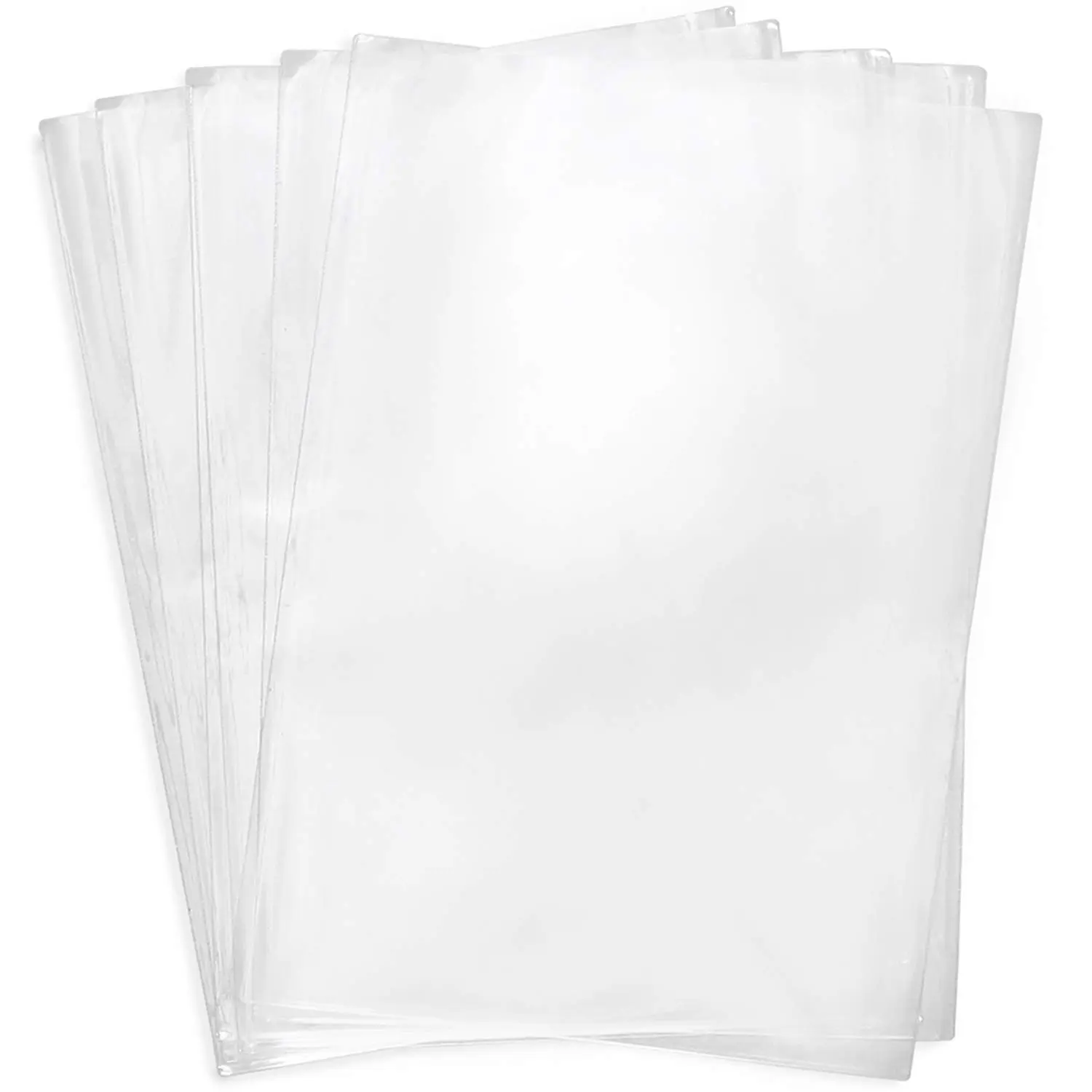 Shrink Wrap Bags,100 Pcs 14x20 Inches Clear PVC Heat Shrink Wrap for Packagaing  Basket,Shoes,Jars and Homemade DIY Projects