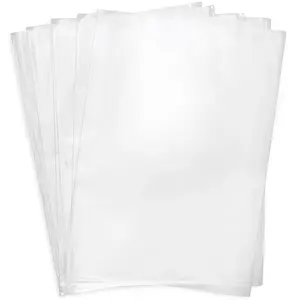 Shrink Wrap Bags,100 Pcs 14x20 Inches Clear PVC Heat Shrink Wrap for Packagaing  Basket,Shoes,Jars and Homemade DIY Projects