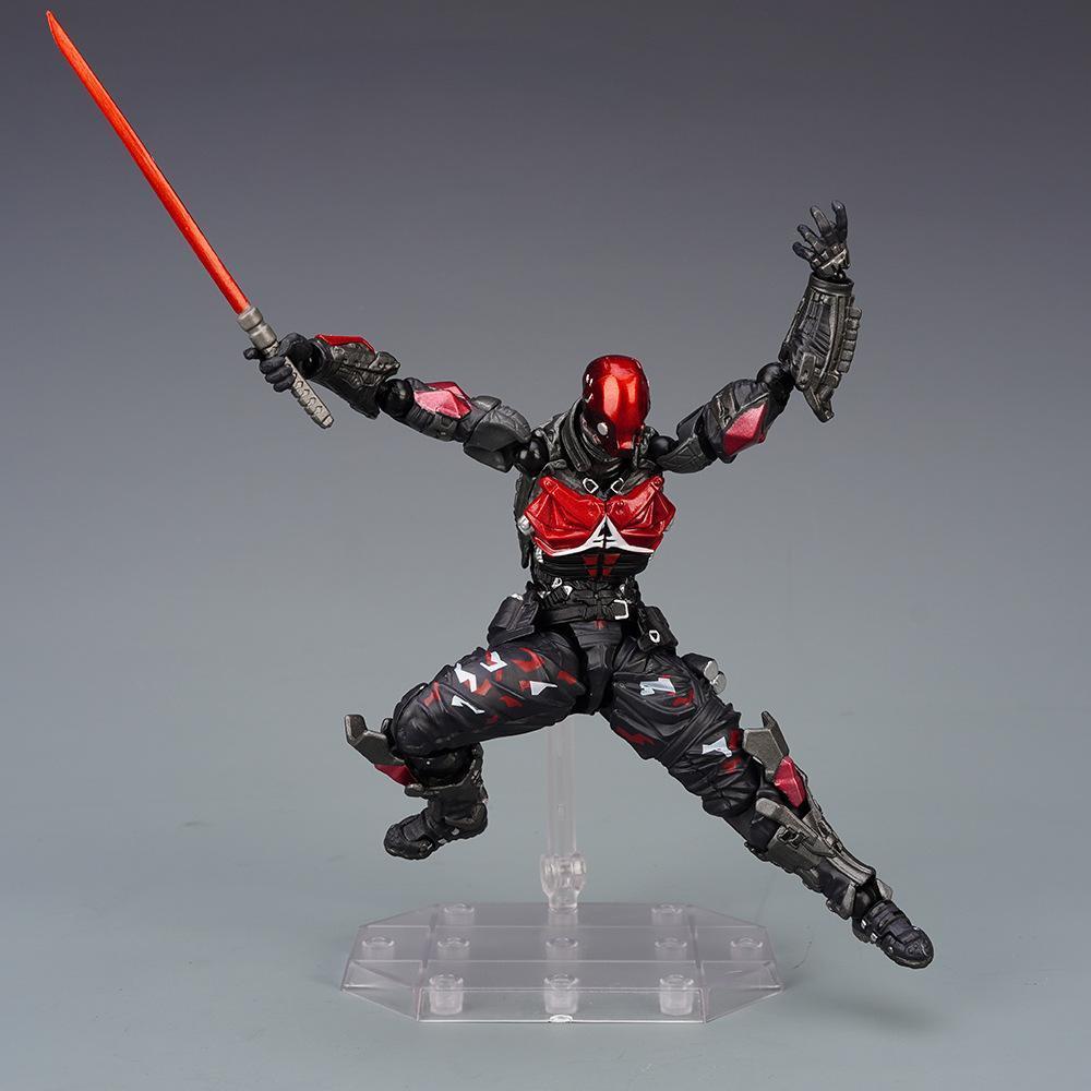 AMAZING YAMAGUCHI Action Figure Arkham Knight Batman Red Hood Robin Jason Todd Figuarts Game Model Toy Collection Christmas Gift