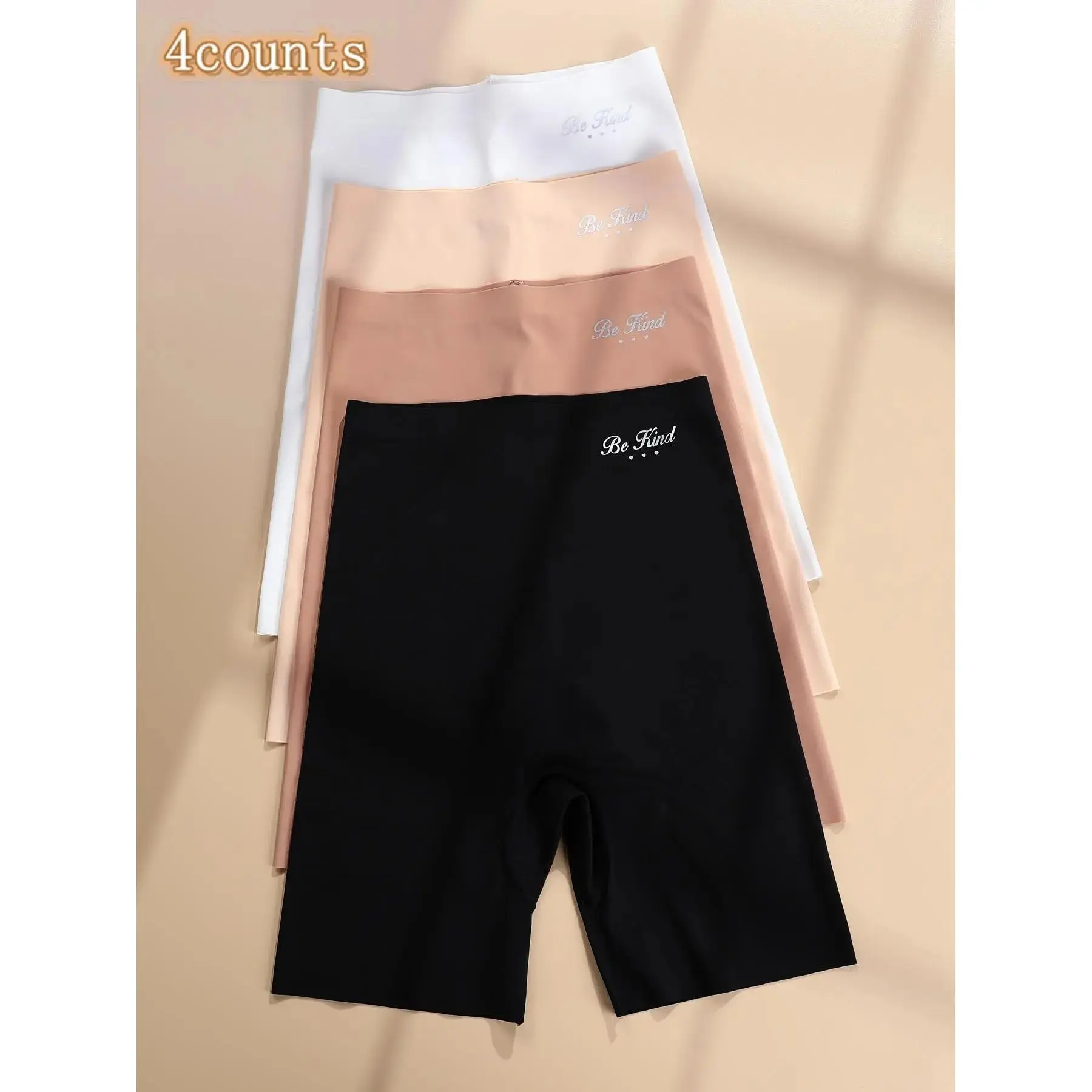 Women's Solid Color Boyshorts, Soft Comfy Breathable Panty for Daily Wear, All-Season Underwear, Breathable Knicker