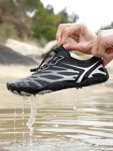 New Men's Lightweight Water Shoes, Comfortable Breathable Textile, Quick-Dry Beach Shoes, Ideal for Surfing, Fishing, Diving, Yoga