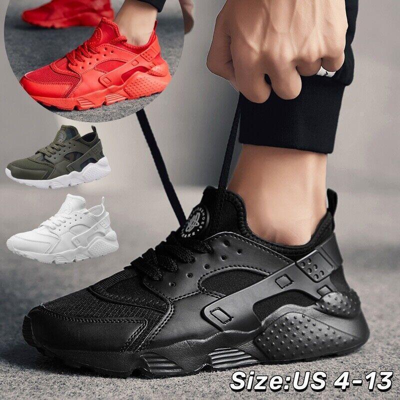 (New)Men/Women Leather Walking Shoes Casual Athletic Running Sneaker Walking Non-Slip Trainer Training Runner Closed Footwear Boy Comfort Black Retro Thick-Sole Casual Sneakers  sneaker