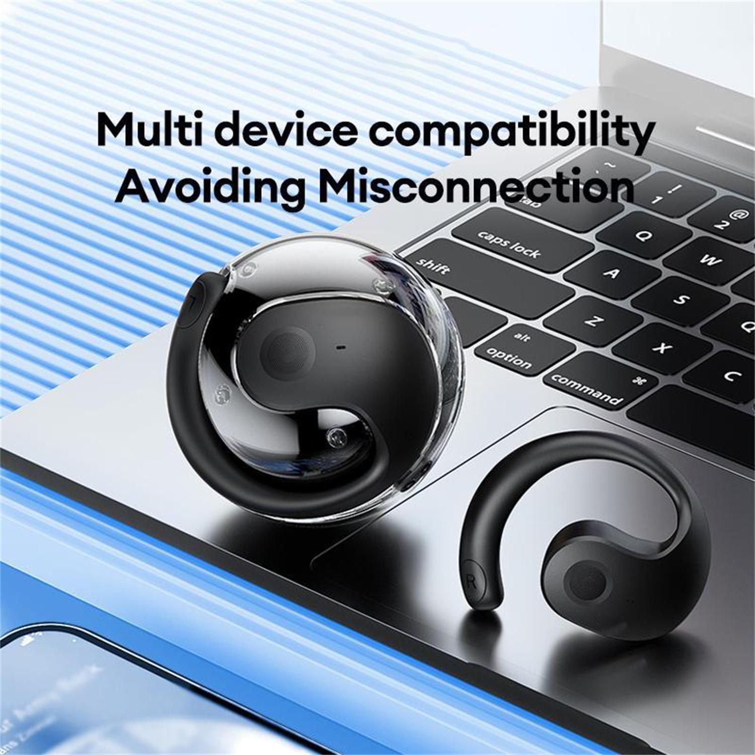 OWS Wireless Bluetooth Earphones Wireless Bluetooth 5.4 Waterproof Sport Headsets Support Playing Music Phone Calls Headphones Noise Reduction Headphones with Mic