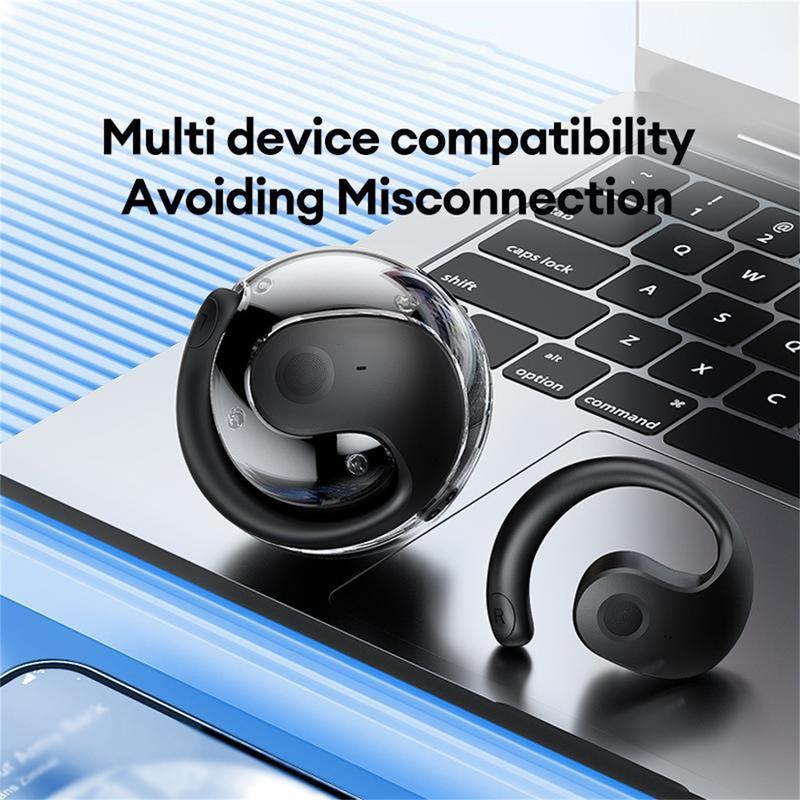 OWS Wireless Bluetooth Earphones Wireless Bluetooth 5.4 Waterproof Sport Headsets Support Playing Music Phone Calls Headphones Noise Reduction Headphones with Mic