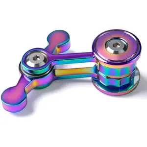 Fidget Spinner for Adults, Metal Silent Figette Office Desk Toy Quiet Cool Gadgets Gifts for Teen Boys Kid Anxiety Stress Relief Calm Down Sensory Autism Autistic ADHD Airplane Travel Need Must Havefidget toys