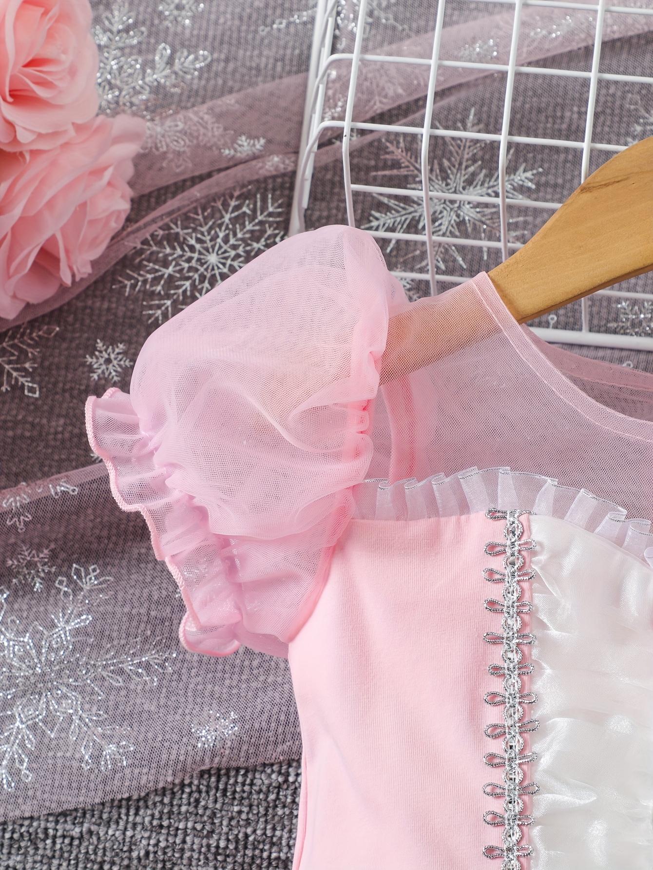 Girl's Fluffy Mesh Ballet Tutu Skirt