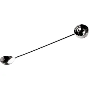 Coffee Spoon & Stirrer - 2-Tablespoon, Silver, 11-Inch Handle - Stainless Steel Measuring Scoop & French Press Stirring Spoon, Dishwasher Safe