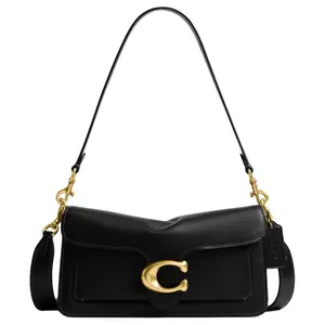 COACH Tabby 26 Crossbody Bag for Women – Classic Logo Hardware, Genuine Leather, Black