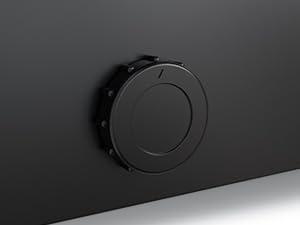 Kismile 3.5 Cubic Feet Chest Freezer with Removable Basket & 7-Grade Adjustable Temperature 6.8°F to -7.6°F for Home Dorm Kitchen Office