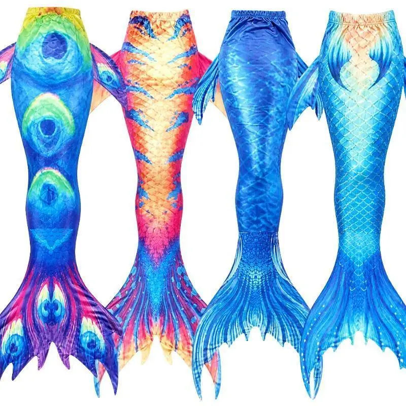 Beauty Fish Tail Cosplay Swimsuit Beach Swimmer Mermaid Costume (Excluding Fins) Halloween Costume