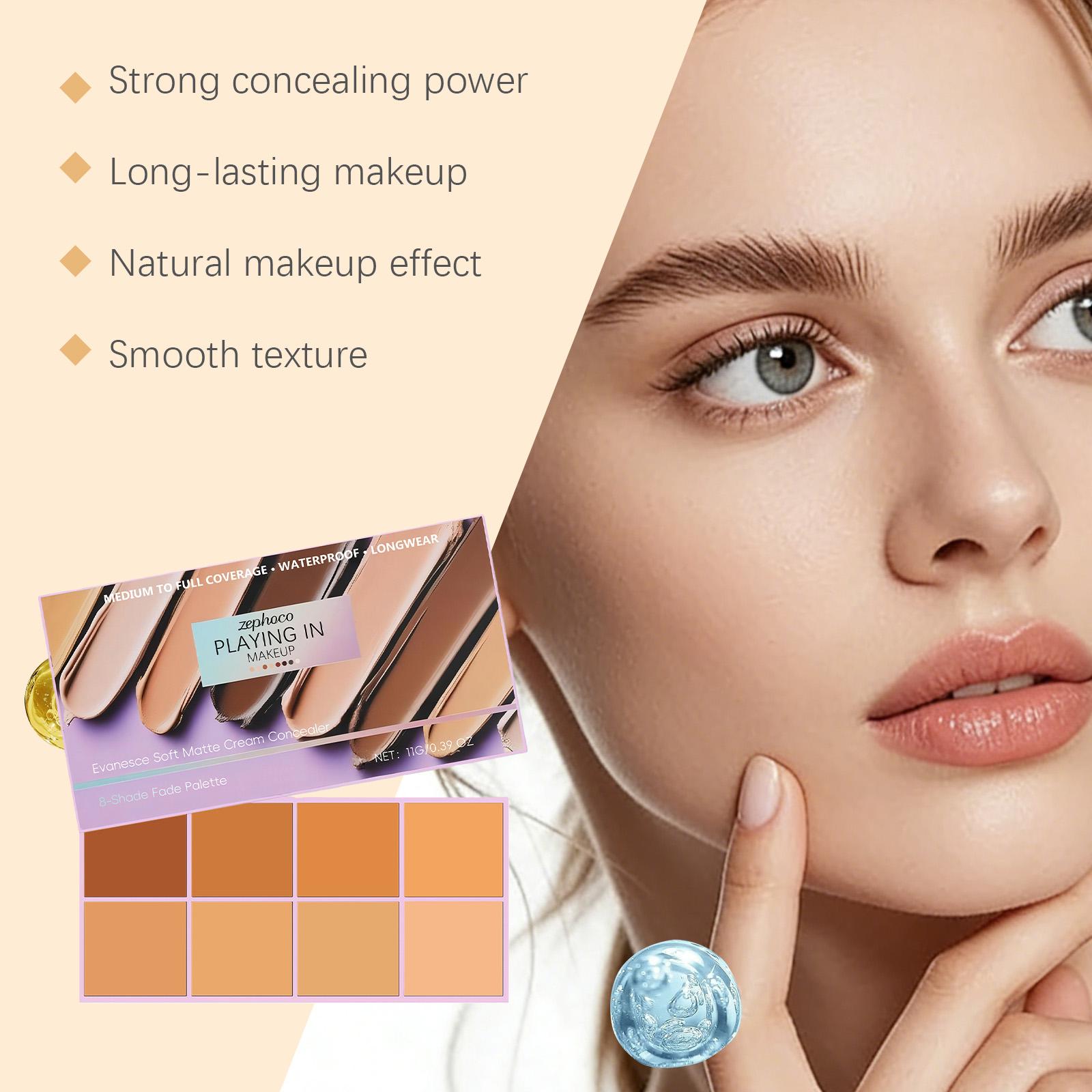 Medium Tone Soft Mist Gradient Concealer, Natural Lightweight Long-Lasting Coverage, Perfect for Daily Use, Ideal for All Skin Types