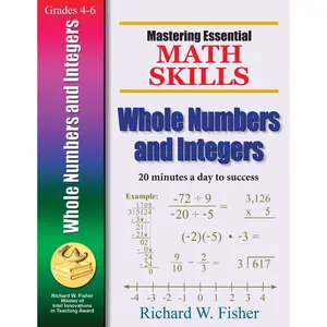 Mastering Essential Math Skills Whole Numbers And Integers - Paperback
