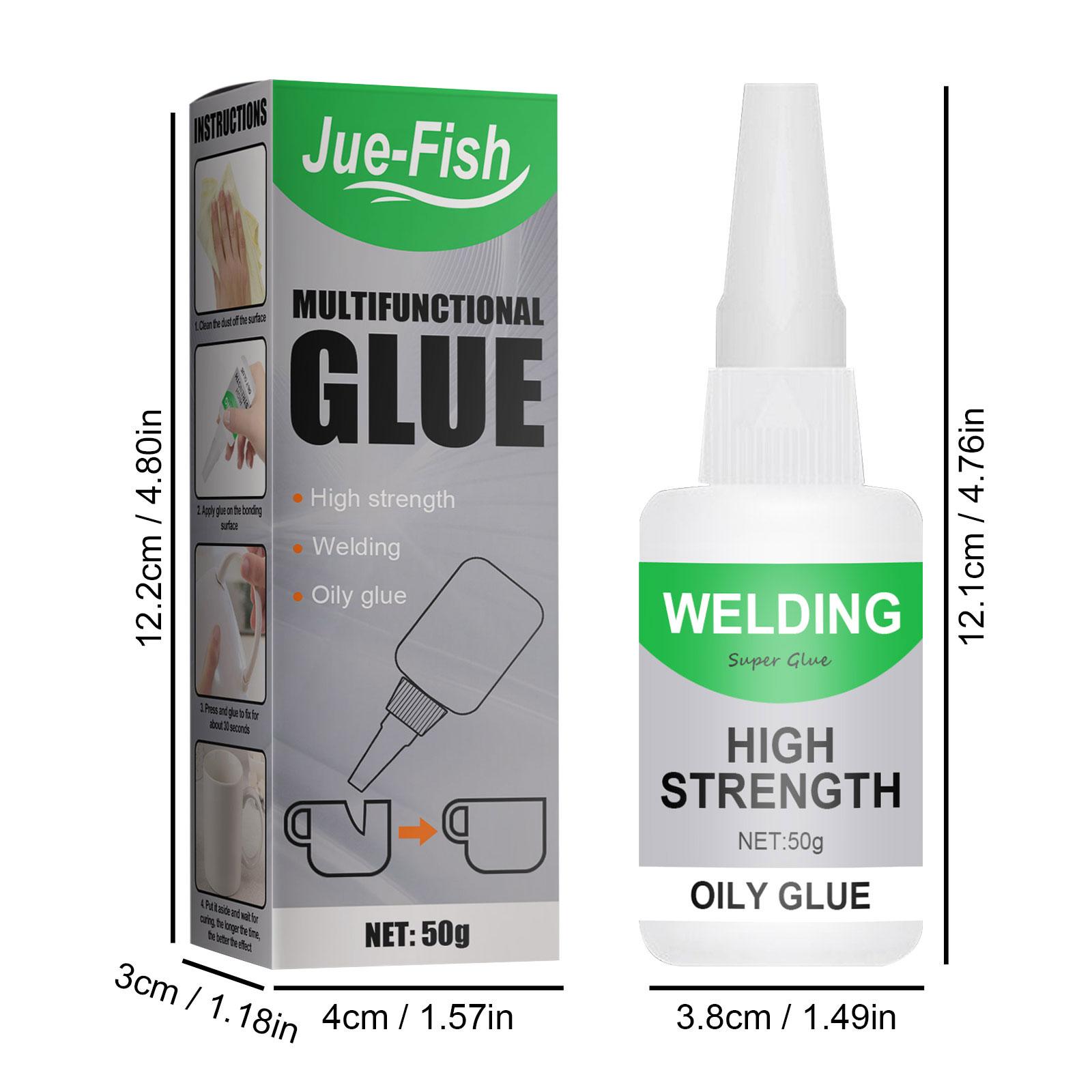 Large Capacity Welding Glue - Strong Universal Super Glue for Quick Repair & Fast Curing | Waterproof Adhesive Works on Metal, Plastic, Wood, Rubber, Faux Leather
