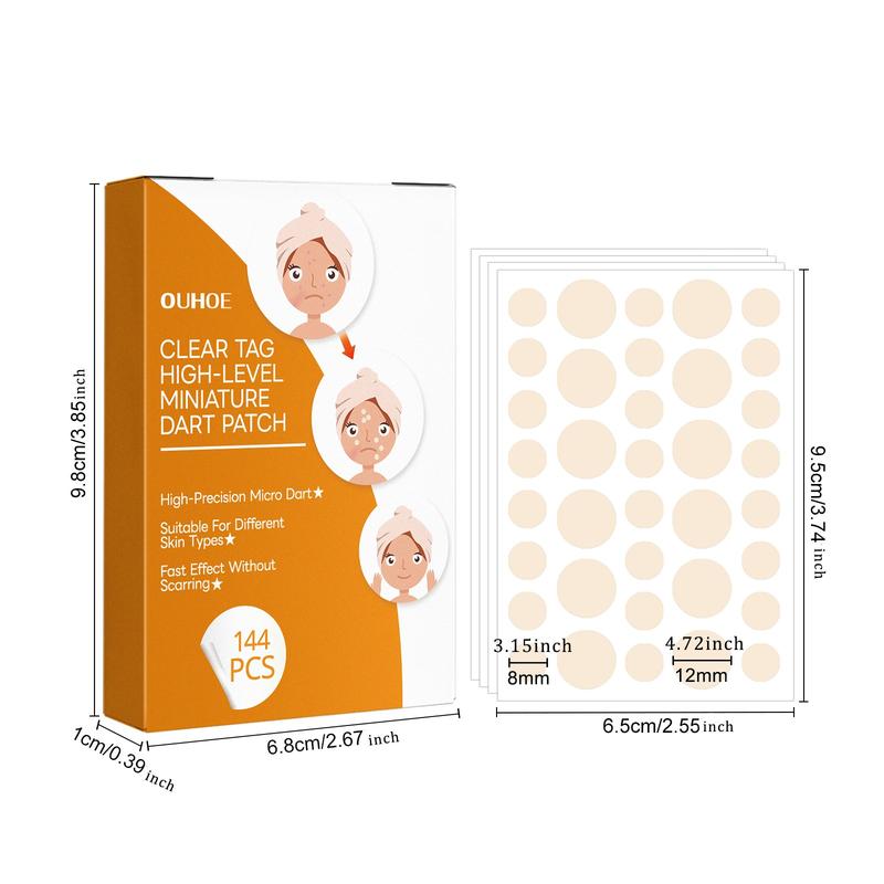 OUHOE Skin Tag Wart Remover Patches Tea Tree Oil Thuja Centella Asiatica Extracts Targeted Gentle Repair Soothing Hydrating Blemish Patches