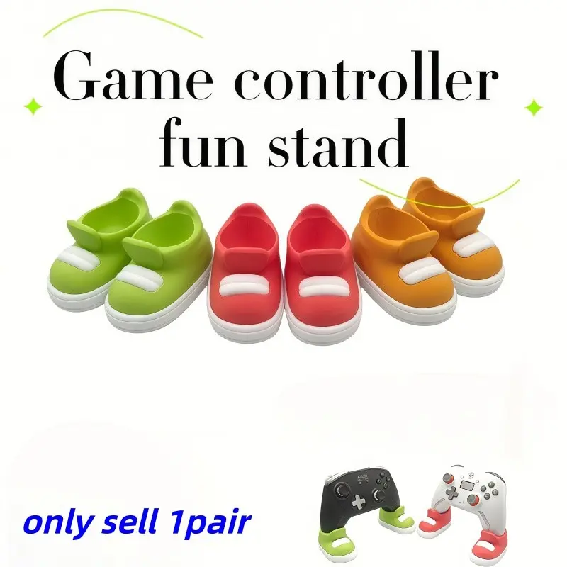 Creative Handheld Game Controller Stand, Controller Holder, Cute Design, Non-Slip Stable, for Ps4 Ps5 Xbox, Perfect Gift, Desktop Decor, Gaming Accessory, Gaming Console Accessories