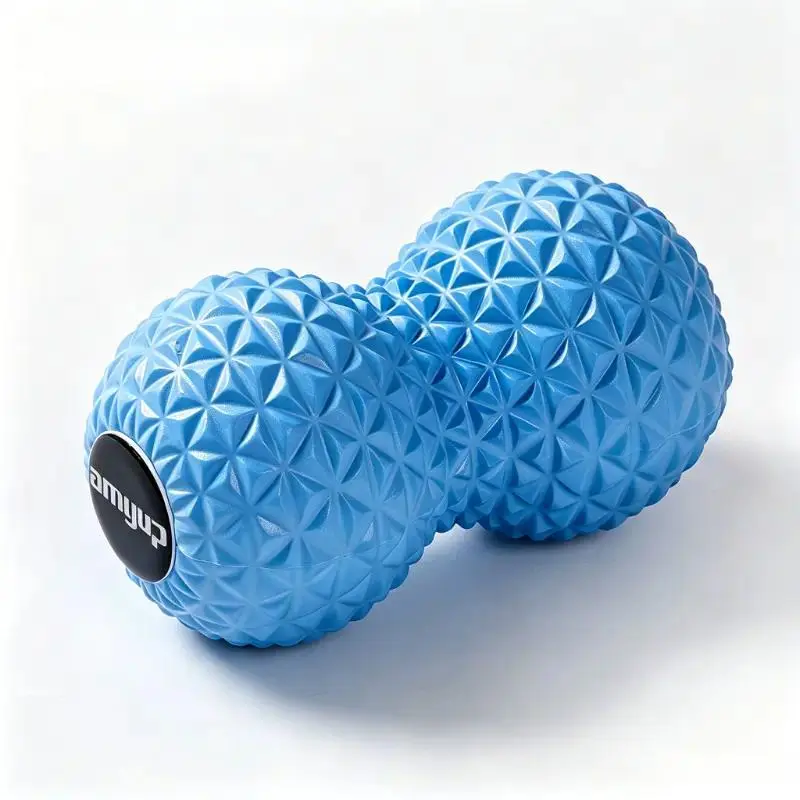 Peanut Massage Ball EVA Foam Muscle Massage Tool for Neck Back Foot Stretching Yoga Fitness Workout Recovery, Daily, Waterproof, Dual Balls