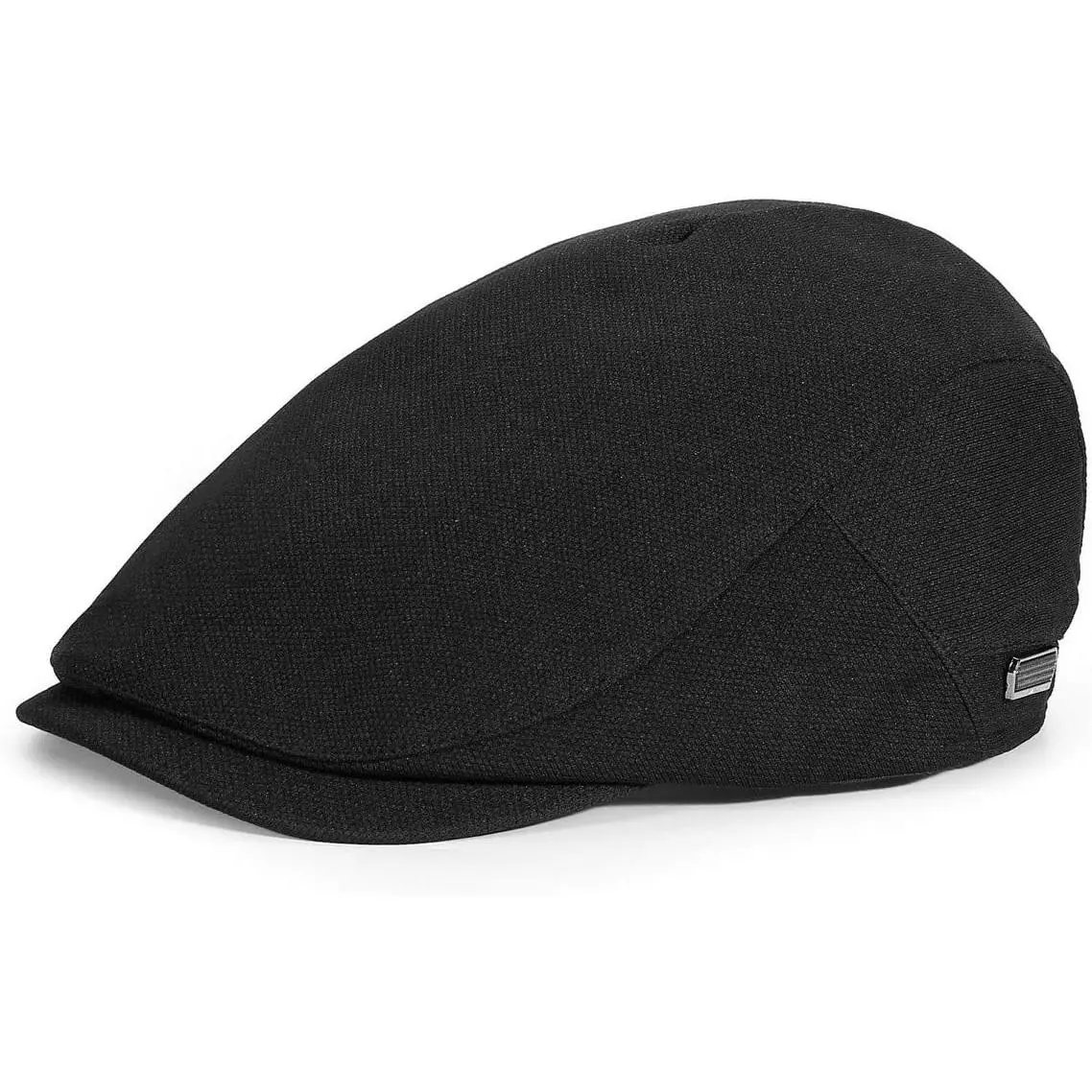 Men's Flat Ivy Gatsby Newsboy Hat Winter Spring Autumn Driving Cabbie Hunting Cap Black