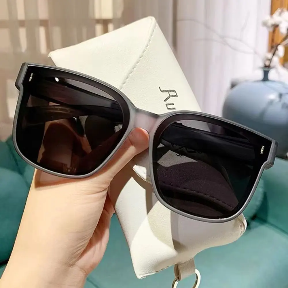 Large-frame prescription sunglasses for women, suitable for nearsighted individuals, popular style, makes the face look slimmer, anti-glare, anti-UV, beach glasses