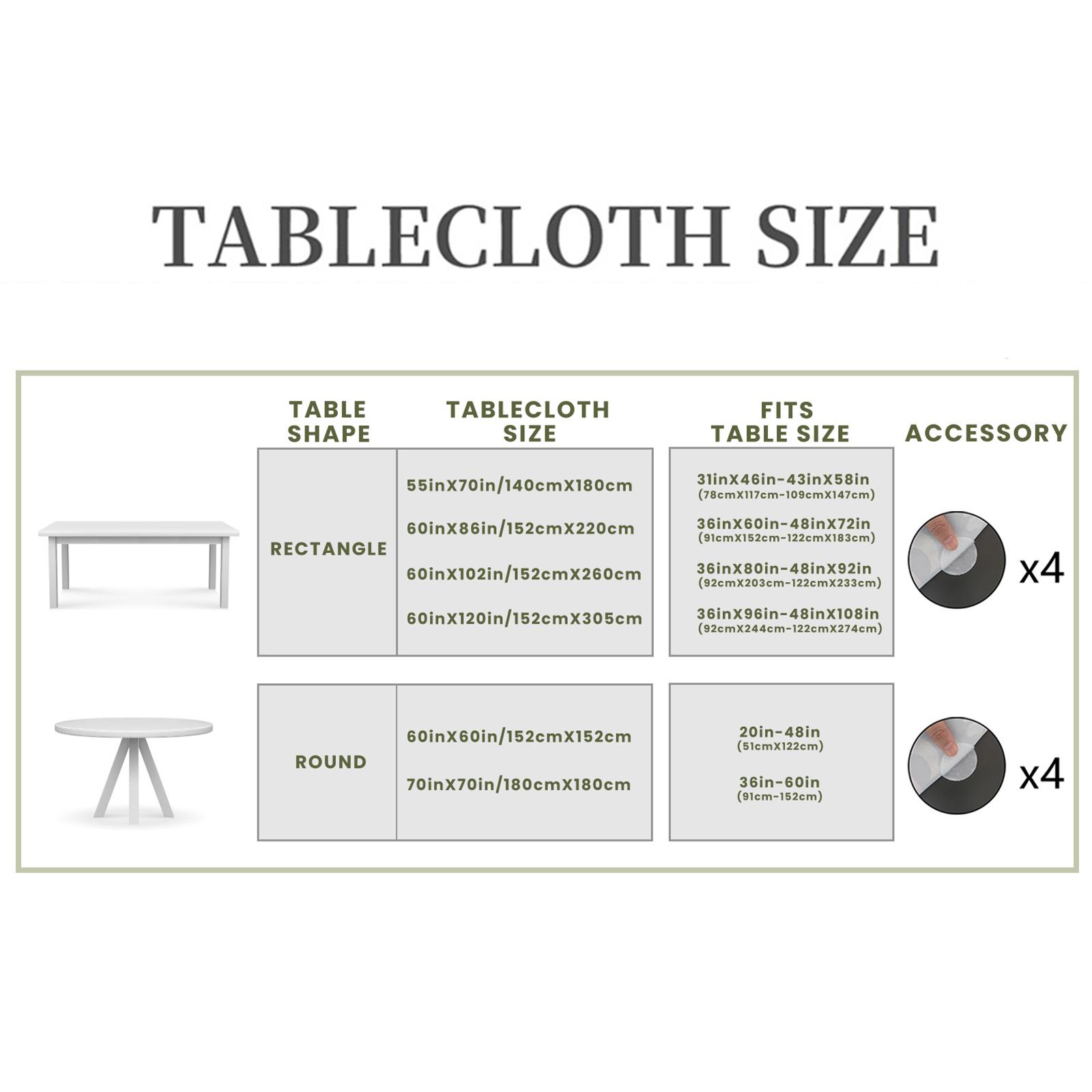 PLUMLIK Vibrant Boho Tablecloth, Colorful Retro Bohemian Round Rectangle Tablecloth, Exotic Style Decoration for Outdoor Indoor, Suitable for  Farmhouse Courtyard Thanksgiving Day Christmas Party, Daily Holiday Kitchen Restaurants, Home Dorm Accessories