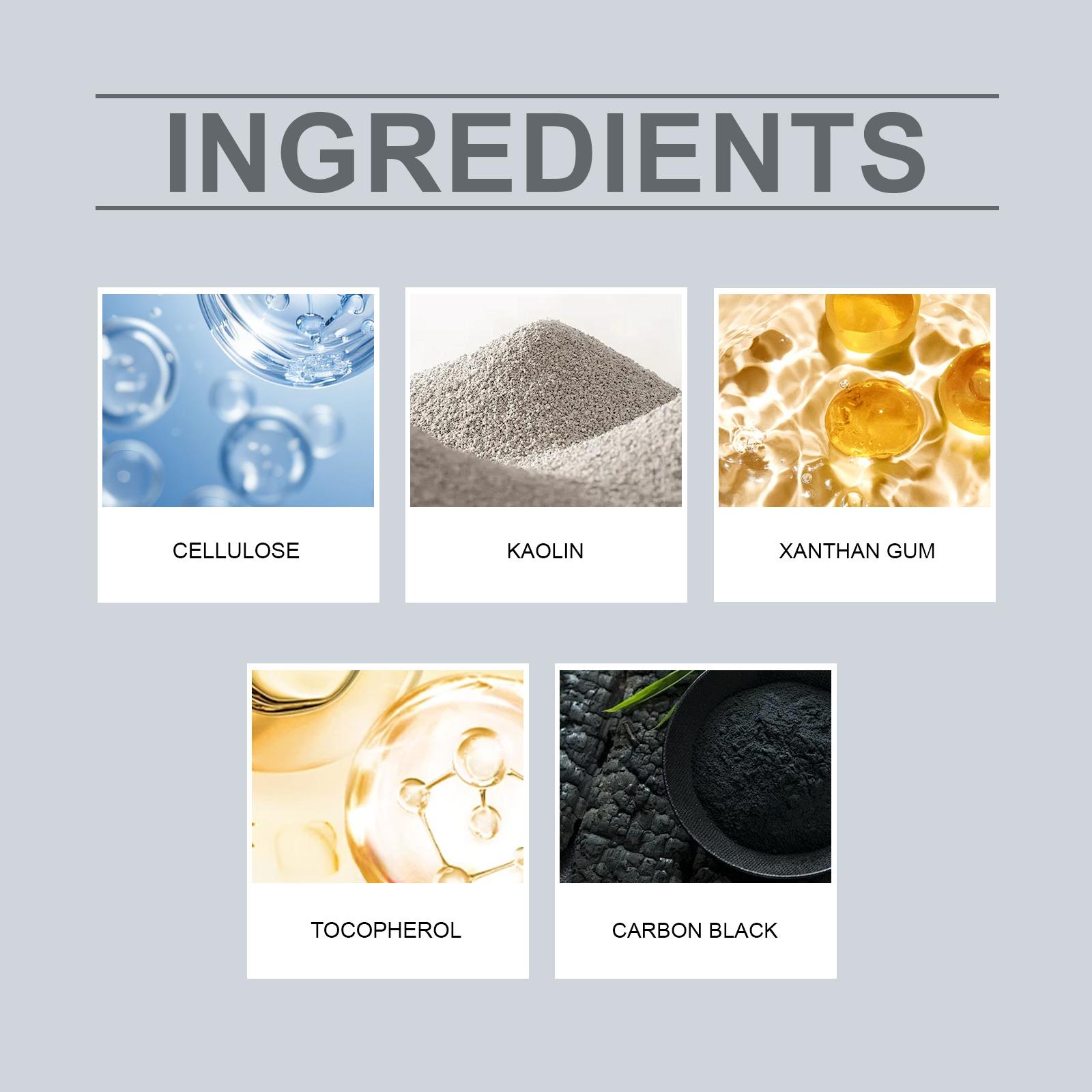 OUHOE Oil Blotting Sheets (Carbon Black), Cellulose & Kaolin Dual Oil Control + Carbon Black Deep Purification, Matte Finish, Vitamin E Antioxidant, Makeup-Friendly No Powder Removal for Oily Skin