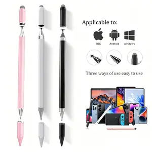 3-in-1 Neutral Pen Flat Pen,High Precision Universal Stylus Pen for ipad Tablets, Phones&Switch for School,Suitable for All Ages, for Touch Screen,Back to School Gift,No charging or Bluetooth required.