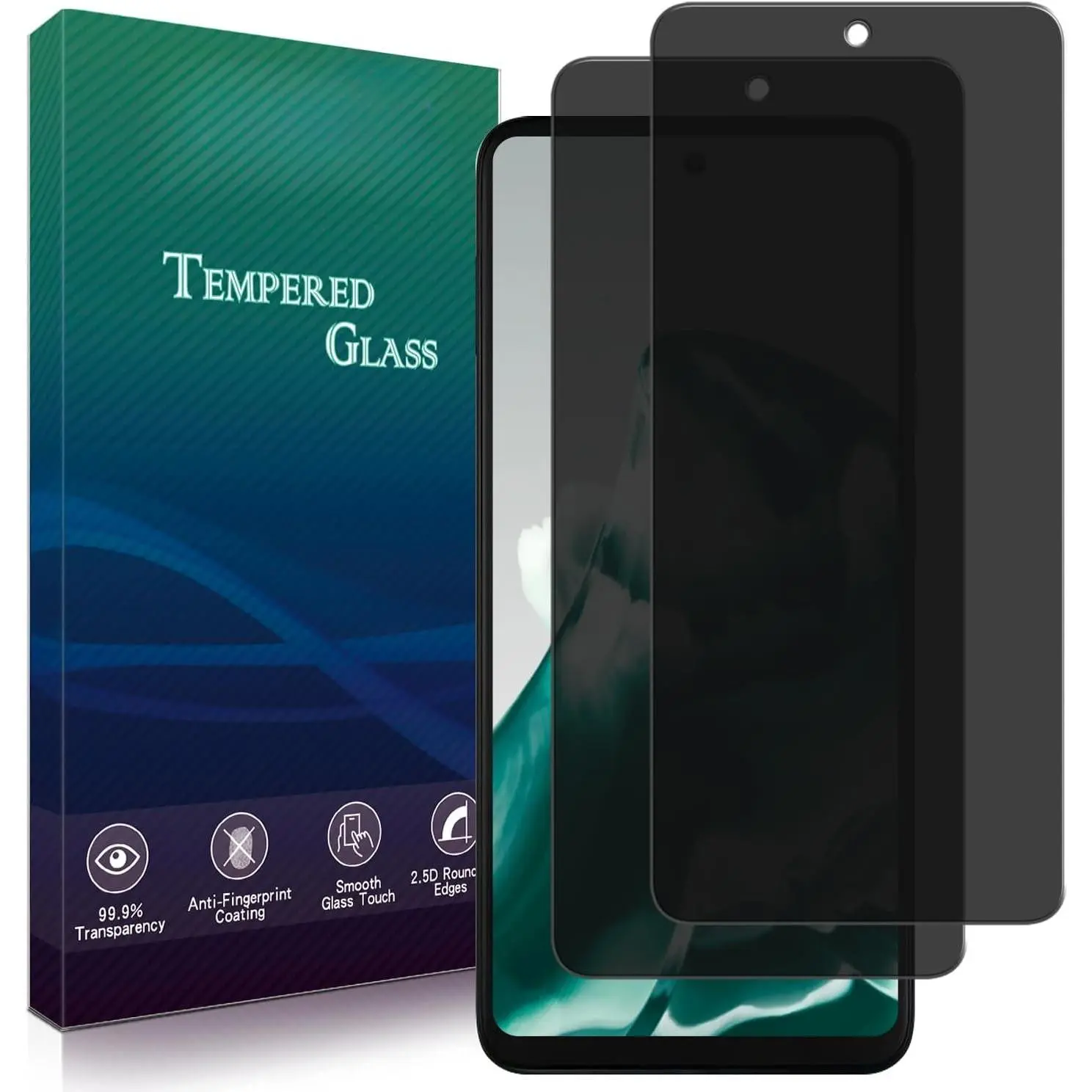 2 Pack  Screen Protector for   G 5G 2026/  G Play 2026 Anti Spy Private Tempered Glass Film, Anti-Scratch, Bubble Free, Case Friendly, Easy to Install